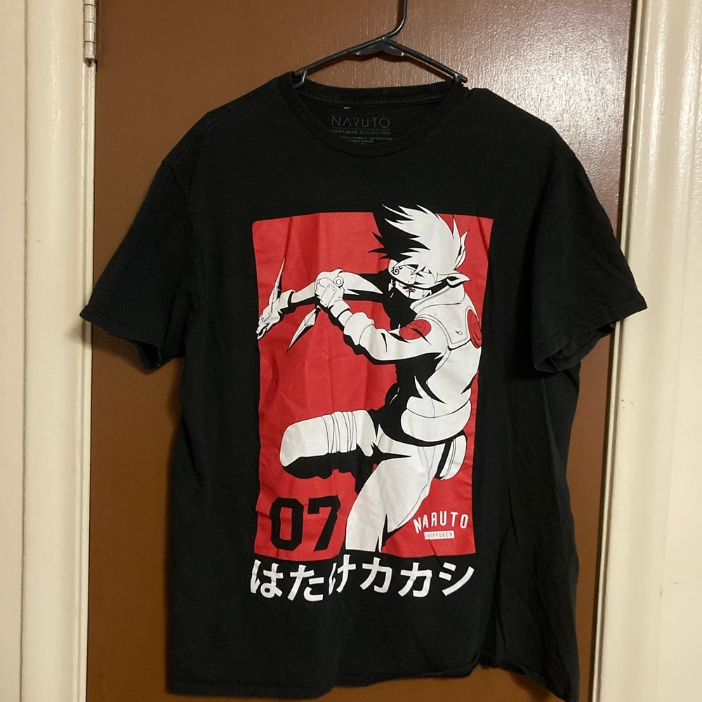 2007 Naruto Shippuden Collection Black Shirt.